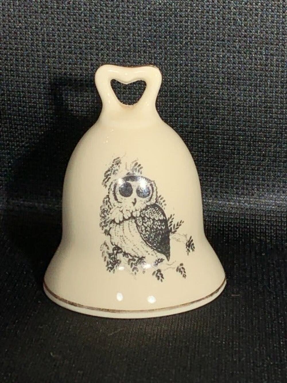 Small World Greetings Porcelain With an Owl Design Bell